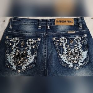Brand new Platinum Plush jeans size junior 5